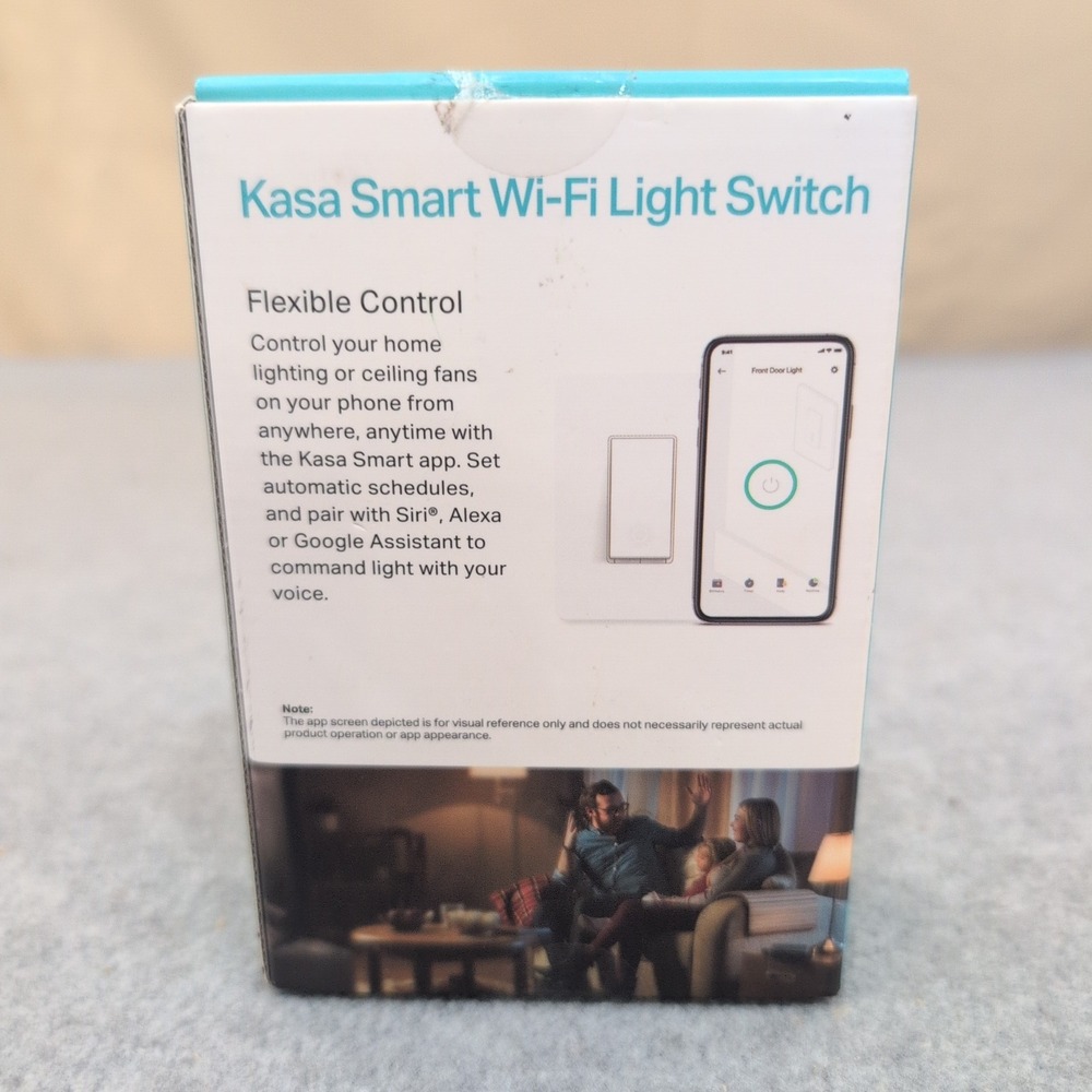 TP-Link Kasa Smart Wi-Fi Light Switch Single Pole Model KS200 White New - Picture 3 of 5